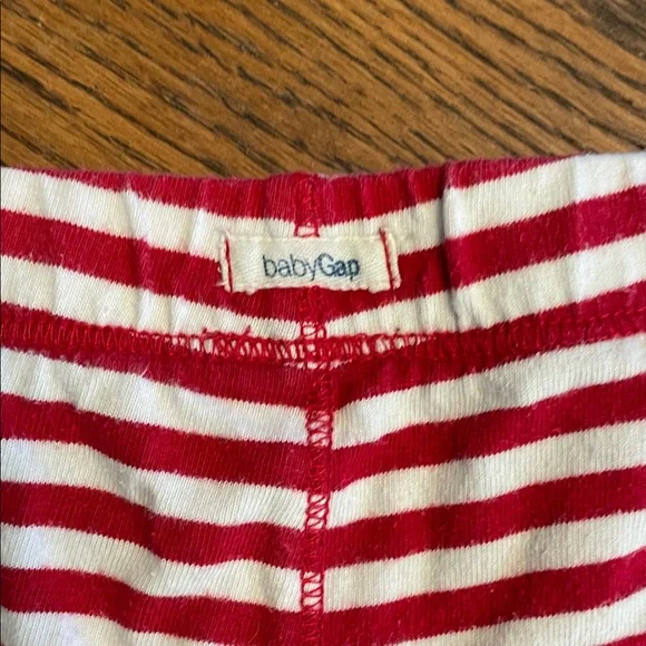 Baby Gap Red and White Striped Baby Pants, 100% cotton, 12-18 mo - Picture 7 of 7
